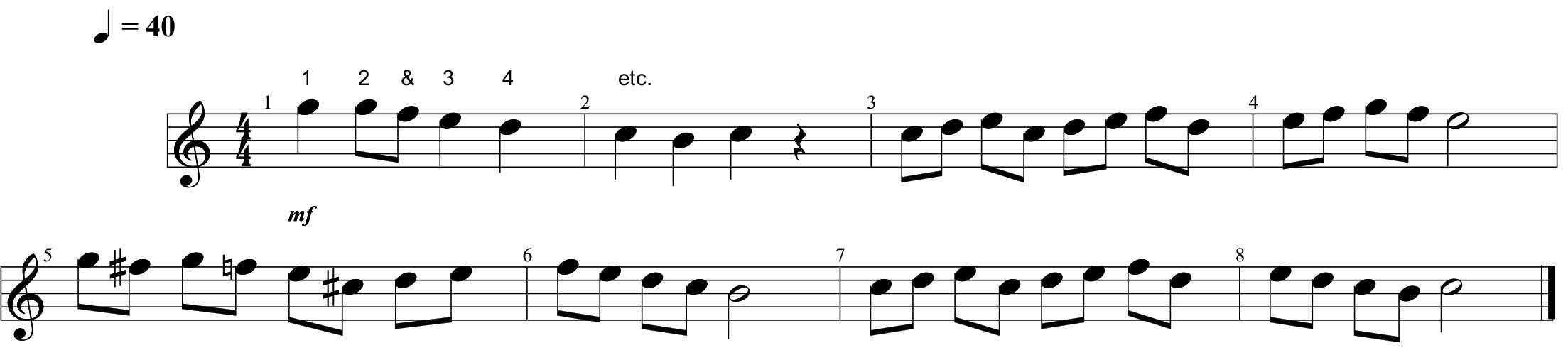 SRP1 Level 018 – Notes On The 2B String In First Position - Exercise 6 ...